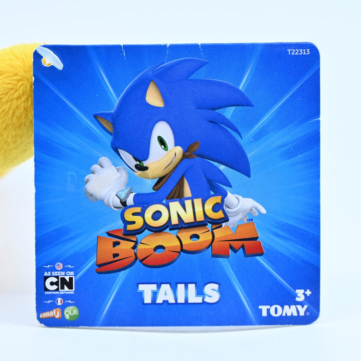 Sonic Boom Big Head Plush Tails - with Tag + Pin - Tomy - Sonic the Hedgehog Toy