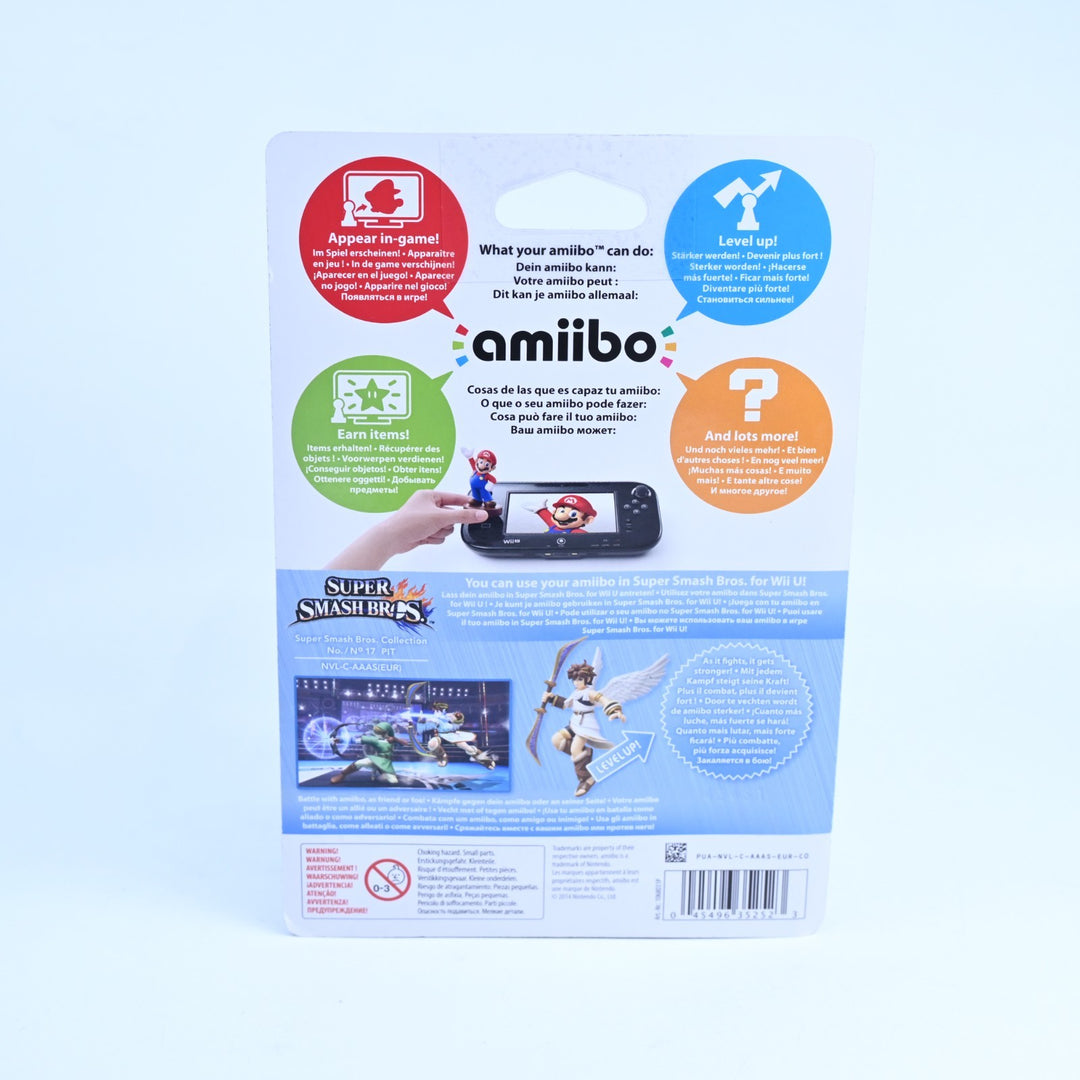 SEALED! Pit Amiibo No. 17 - Super Smash Bros. Collection - Toy