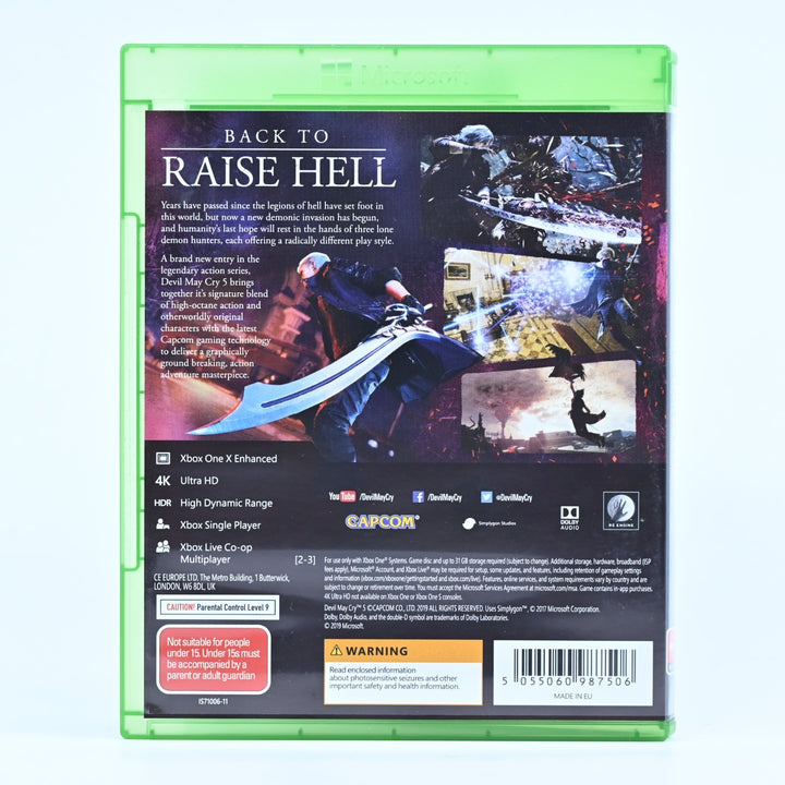 Devil May Cry 5 - Xbox One Game - PAL - FREE POST!