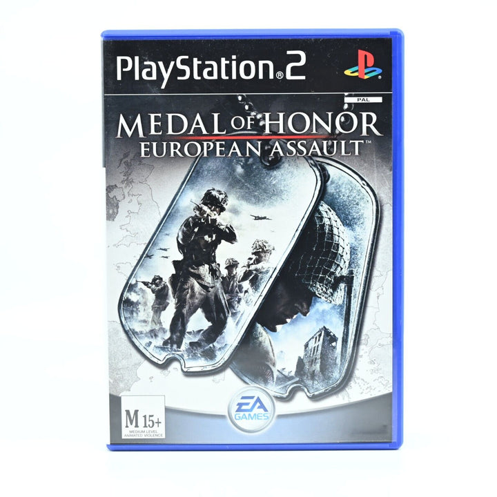 Medal of Honor European Assault - Sony Playstation 2 / PS2 Game + Manual - PAL