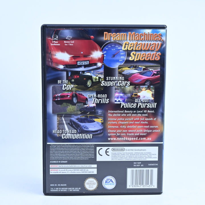Need for Speed: Hot Pursuit 2 - Nintendo Gamecube Game + Manual - PAL