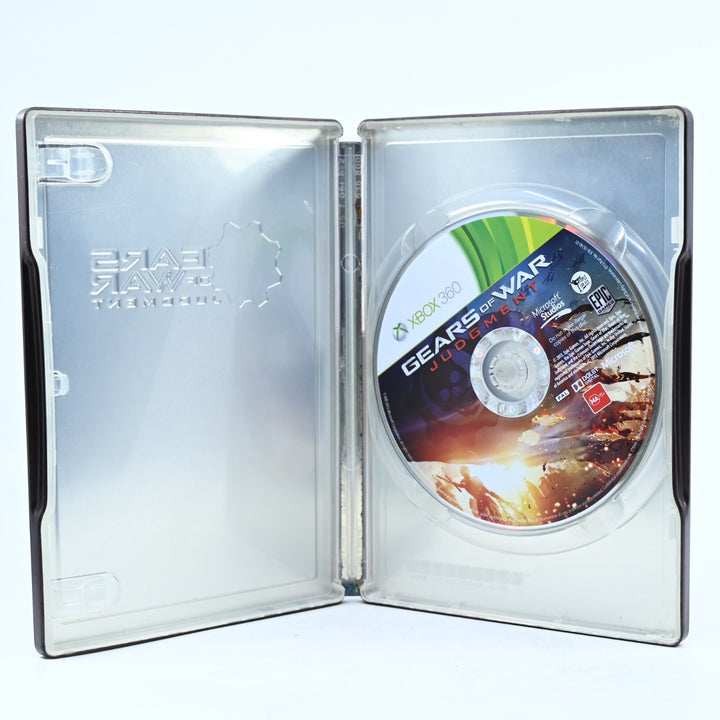 Gears of War Judgement Steelbook - Xbox 360 Game - No Manual - PAL - MINT DISC!