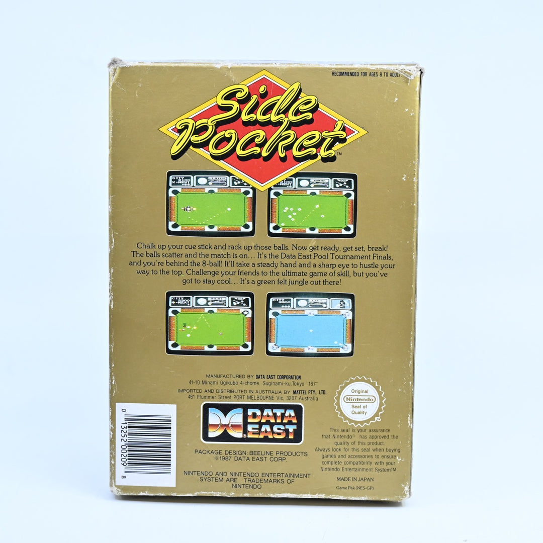 Side Pocket - Nintendo Entertainment System / NES Boxed Game - PAL - FREE POST!