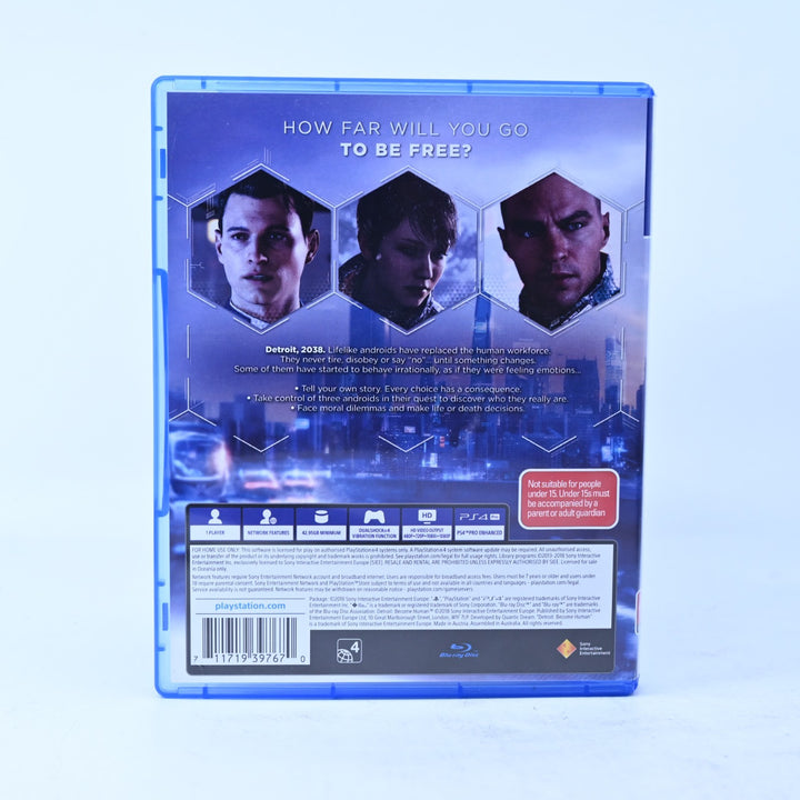 Detroit: Become Human - Sony Playstation 4 / PS4 Game - MINT DISC!