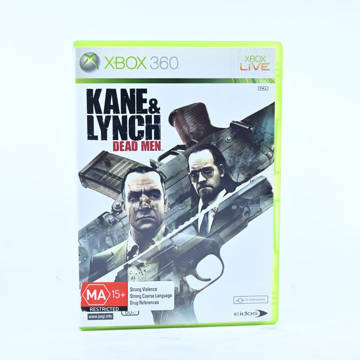 Kane & Lynch: Dead Men - Xbox 360 Game + Manual - PAL - MINT DISC!