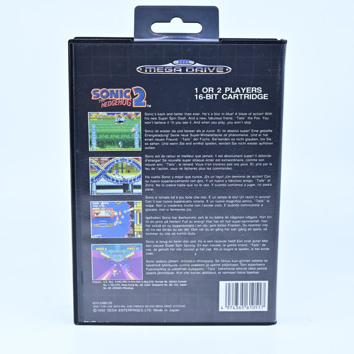 Sonic The Hedgehog 2 - No Manual - Sega Mega Drive Game - PAL - FREE POST!