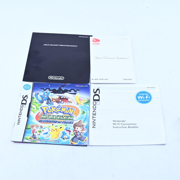 Pokemon Ranger: Shadows of Almia - Nintendo DS Game - PAL + Manual