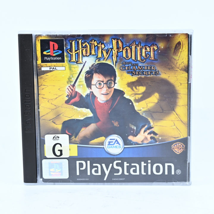 Harry Potter and the Chamber of Secrets  - PS1 Game - PAL + Manual