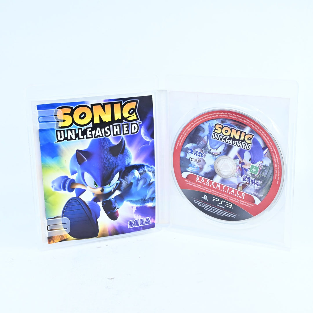 Sonic Unleashed - Sony Playstation 3 / PS3 Game + Manual - FREE POST!