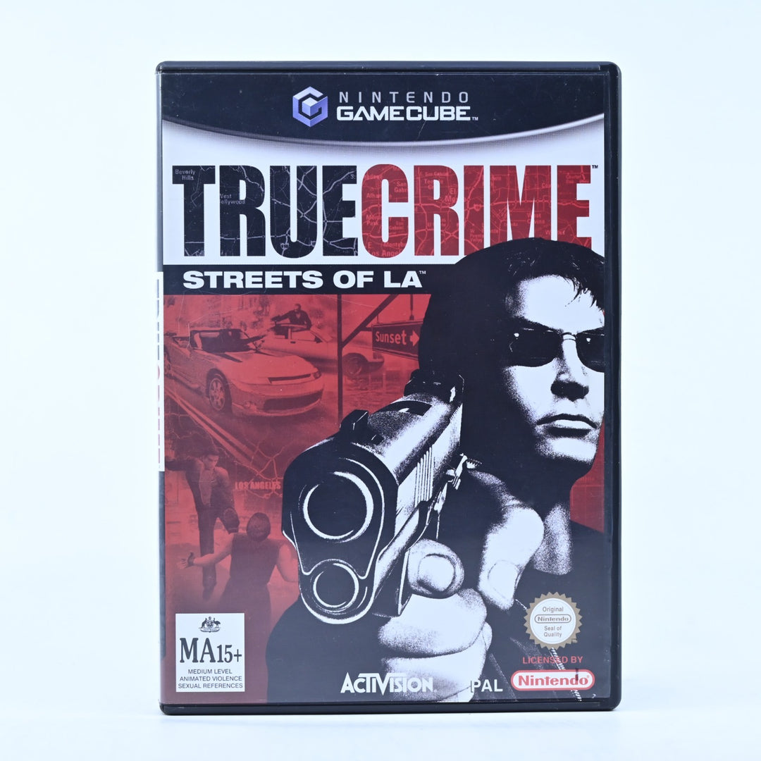 True Crime Streets of LA - Nintendo Gamecube Game + Manual - PAL - FREE POST!