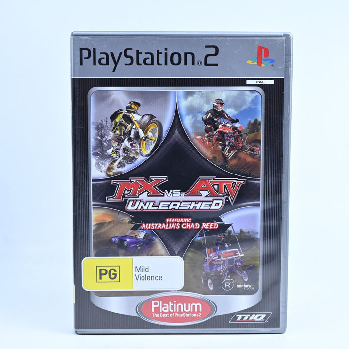 MX vs ATV: Unleashed - Sony Playstation 2 / PS2 Game + Manual - PAL
