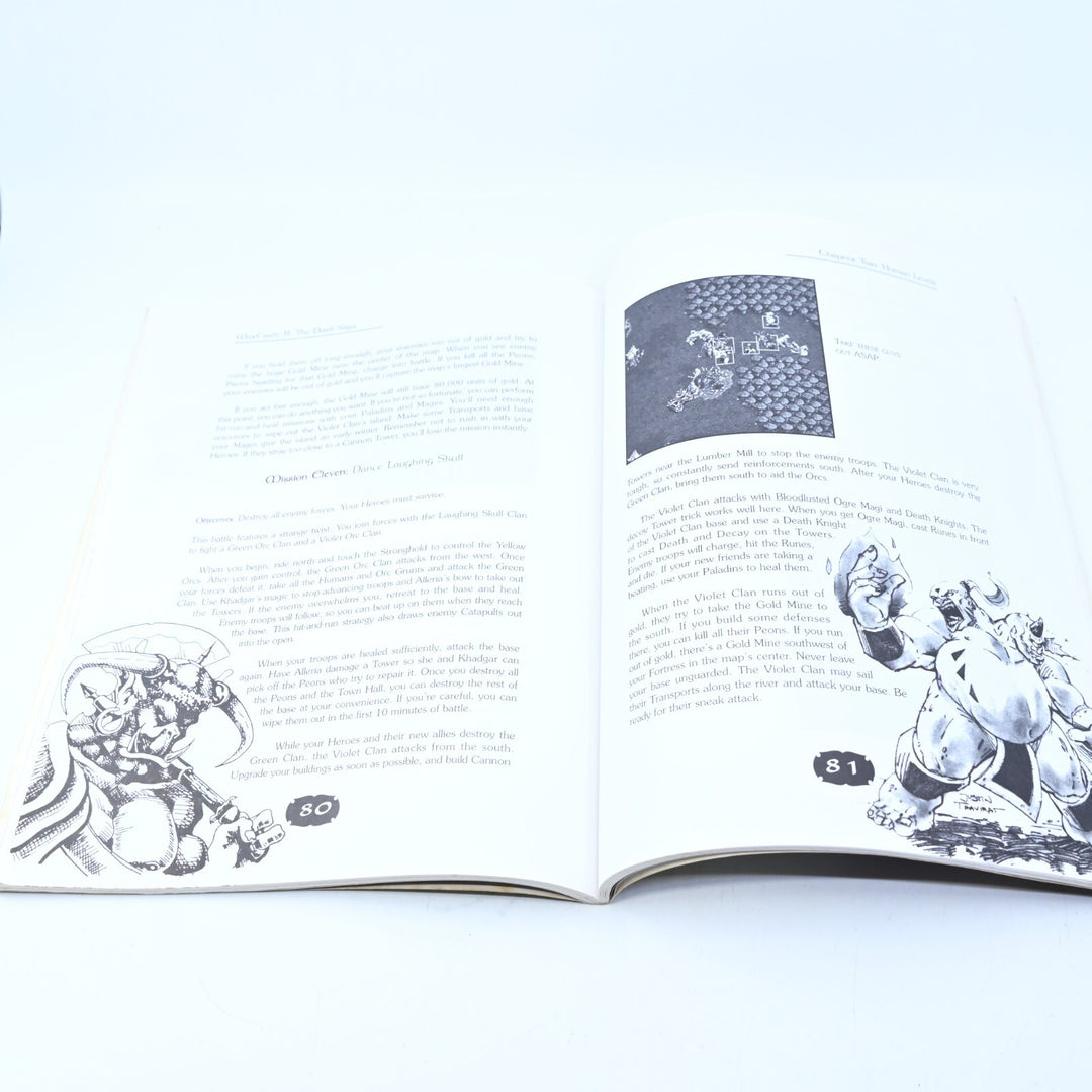 Warcraft 2 The Dark Saga Official Game Strategy Guide - FREE POST!