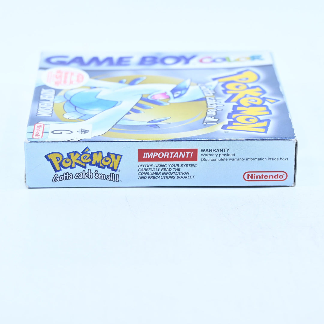 Pokemon Silver Version - Nintendo Gameboy Color Boxed Game - PAL - NEW BATTERY!