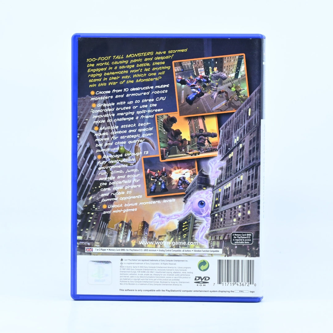 War of the Monsters - Sony Playstation 2 / PS2 Game - No Manual - PAL