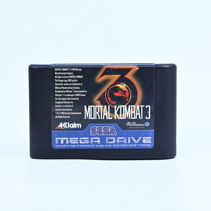 Mortal Kombat 3- Sega Mega Drive Game - Cartridge Only - PAL - FREE POST!