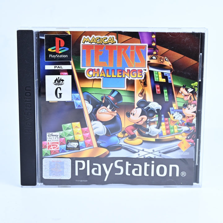Magical Tetris Challenge - Sony Playstation 1 / PS1 Game + Manual - PAL
