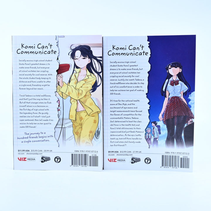 Komi Can't Communicate - Volumes 1 & 2 - Tomohito Oda - Viz Media - Manga
