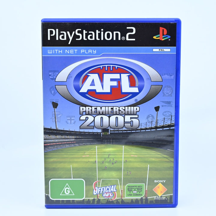 AFL Premiership 2005 - Sony Playstation 2 / PS2 Game + Manual - PAL - MINT DISC!