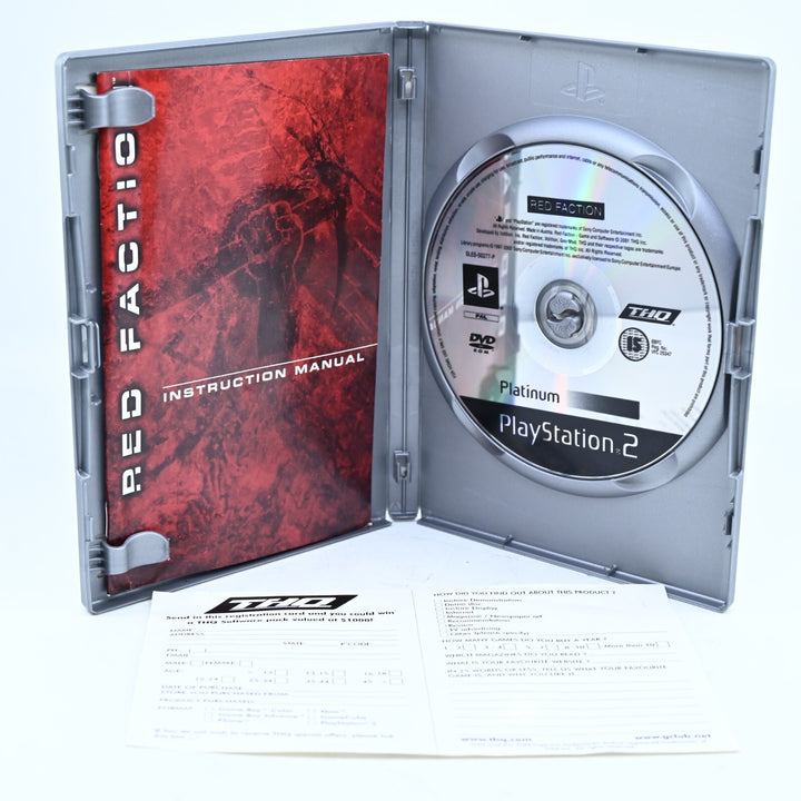 Red Faction - Sony Playstation 2 / PS2 Game + Manual - PAL - FREE POST!