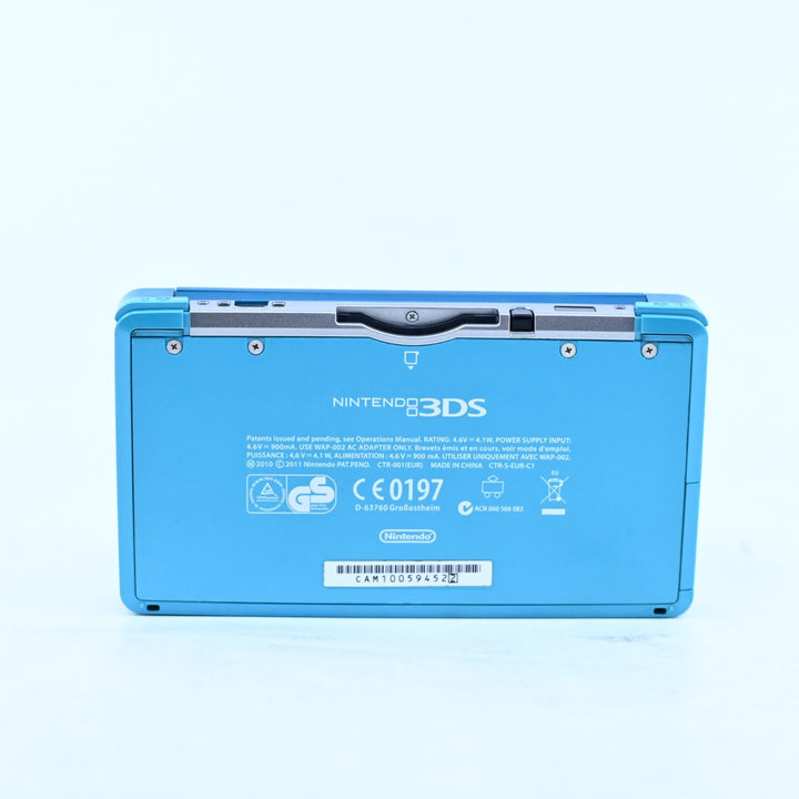 Aqua Blue - Nintendo 3DS Boxed Console - CTR-001 - PAL - FREE POST!