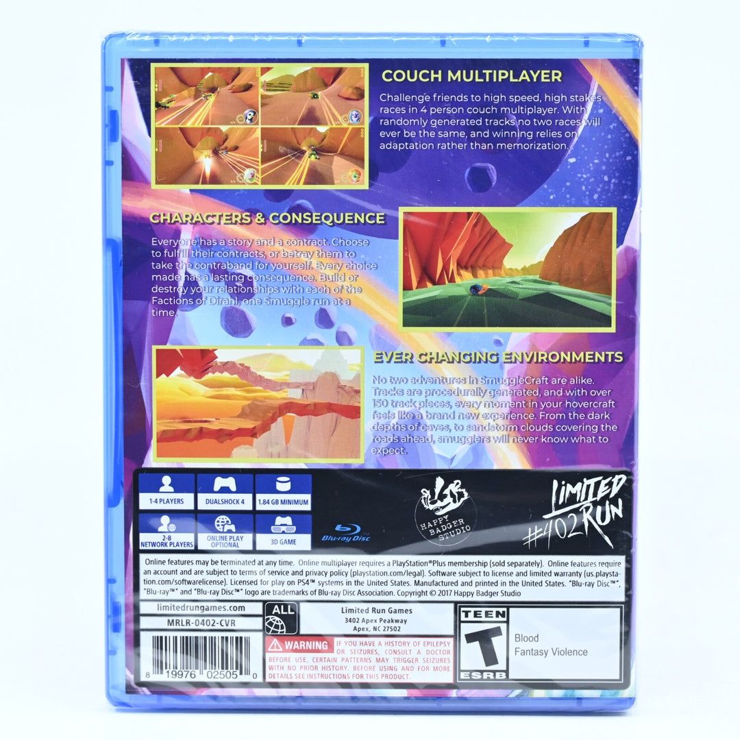 SEALED! SmuggleCraft - LR-P283 + CD! - Sony Playstation 4 / PS4 Game