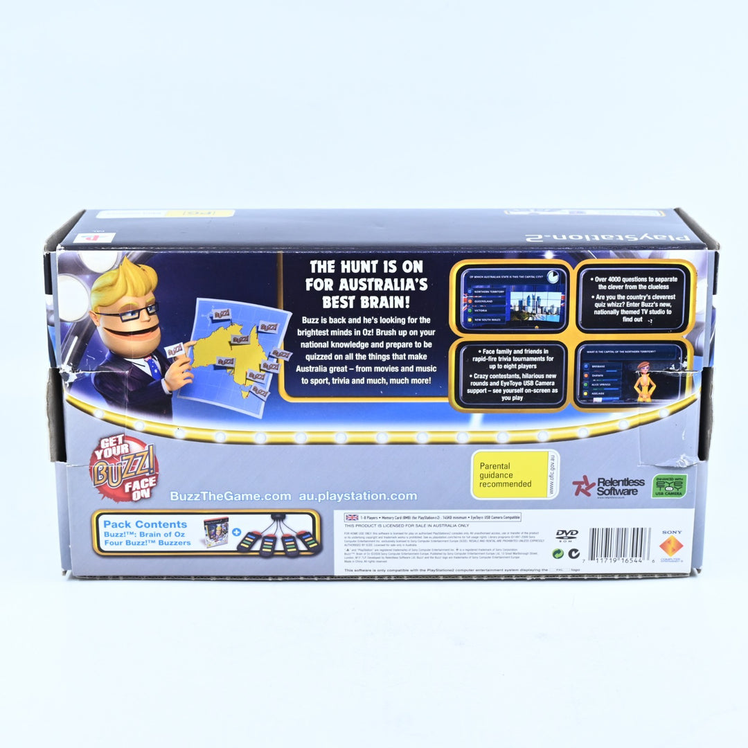 Buzz! Brain of Oz - Big Box - Sony Playstation 2 / PS2 Game - Read Description