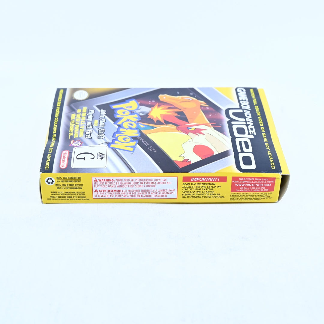 Pokemon "Johto Photo Finish / Playing With Fire" Nintendo Gameboy Advance Video