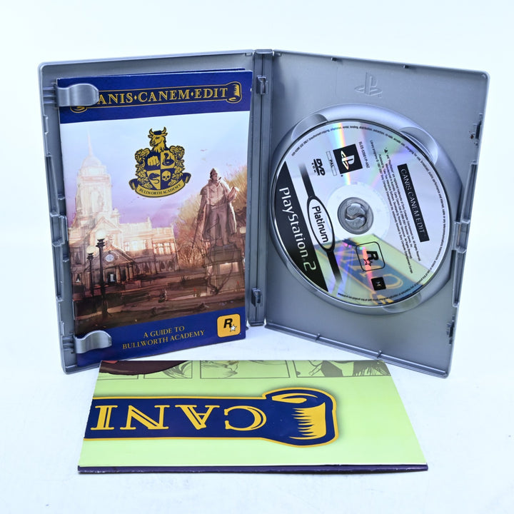 Canis Canem Edit - Bully - Sony Playstation 2 / PS2 Game + Manual - PAL