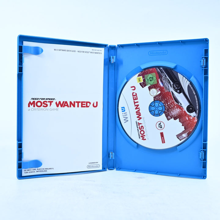 Need For Speed Most Wanted U - Nintendo Wii U Game - PAL - FREE POST!