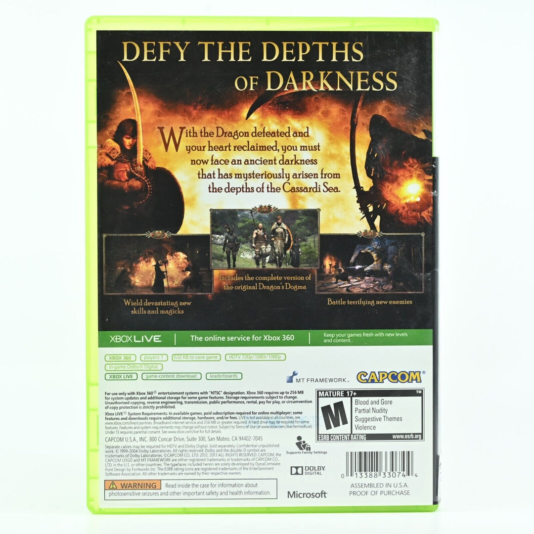 Dragon's Dogma: Dark Arisen - Xbox 360 Game - NTSC - FREE POST!