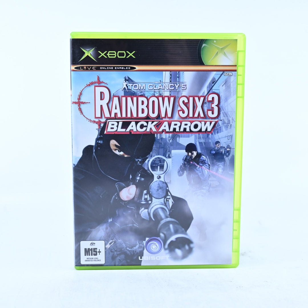 Tom Clancy's Rainbow Six 3: Black Arrow - Original Xbox Game + Manual - PAL