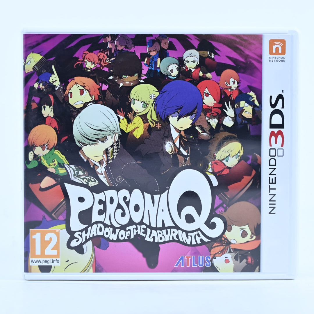 Persona Q: Shadow of the Labyrinth - Nintendo 3DS Game - PAL + Manual