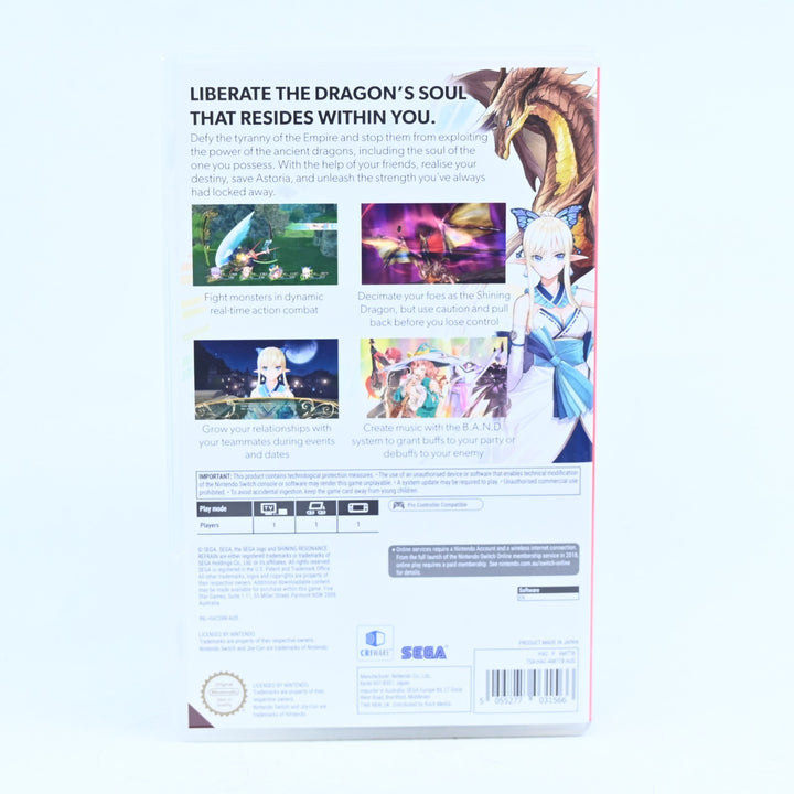 Shining Resonance Refrain - Steelbook - Nintendo Switch Game - FREE POST!