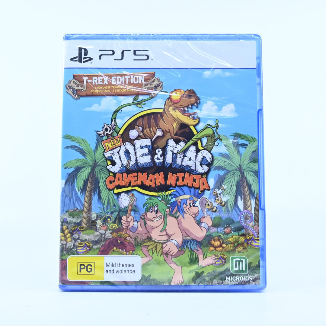 New Joe and Mac: Caveman Ninja - Sony Playstation 5 / PS5 Game SEALED!