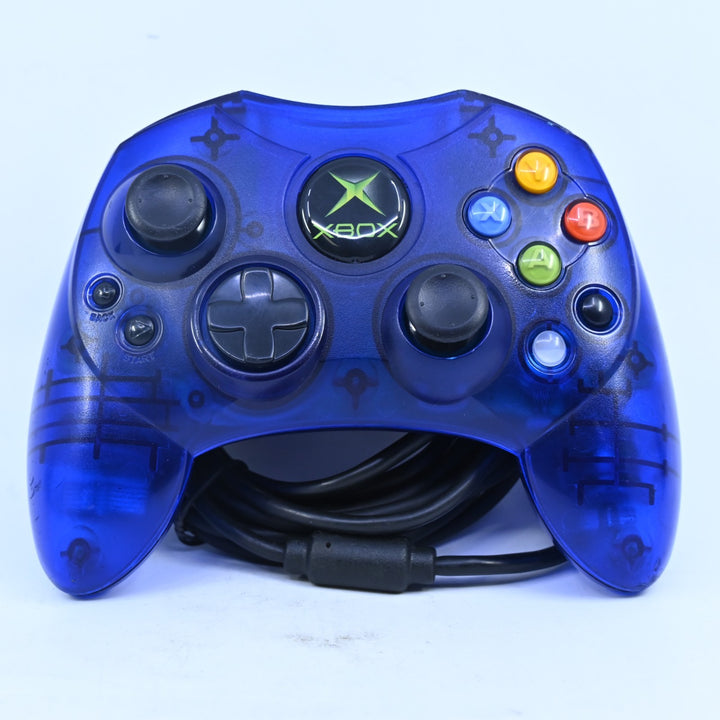 Translucent Blue Original Xbox Controller - Original Xbox Accessory FREE POST