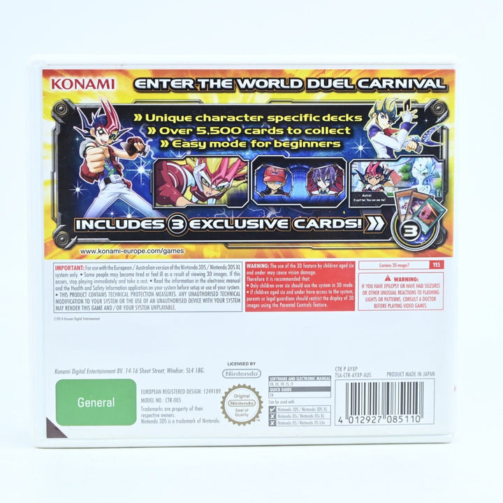 SEALED CARDS! Yu-Gi-Oh! Zexal: World Duel Carnival - Nintendo 3DS Game - PAL