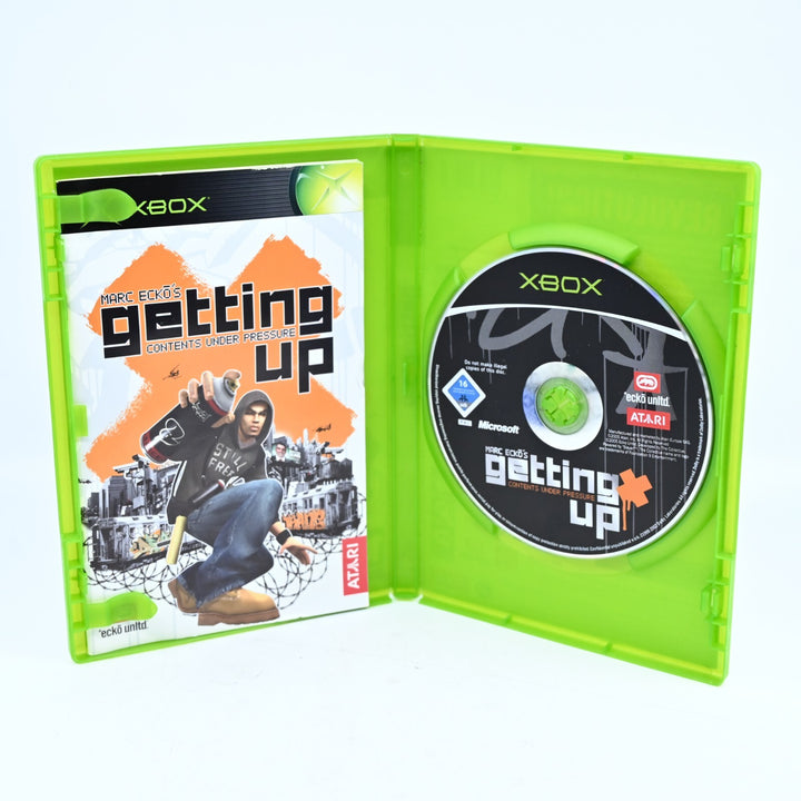 SIGNED! Marc Ecko's Getting Up - Original Xbox Game + Manual - PAL - MINT DISC!