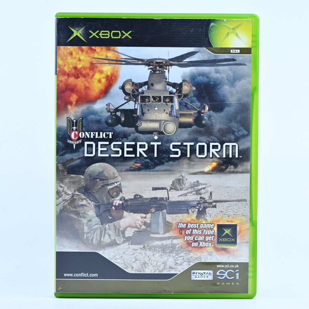 Conflict: Desert Storm - Original Xbox Game + Manual - PAL - MINT DISC!