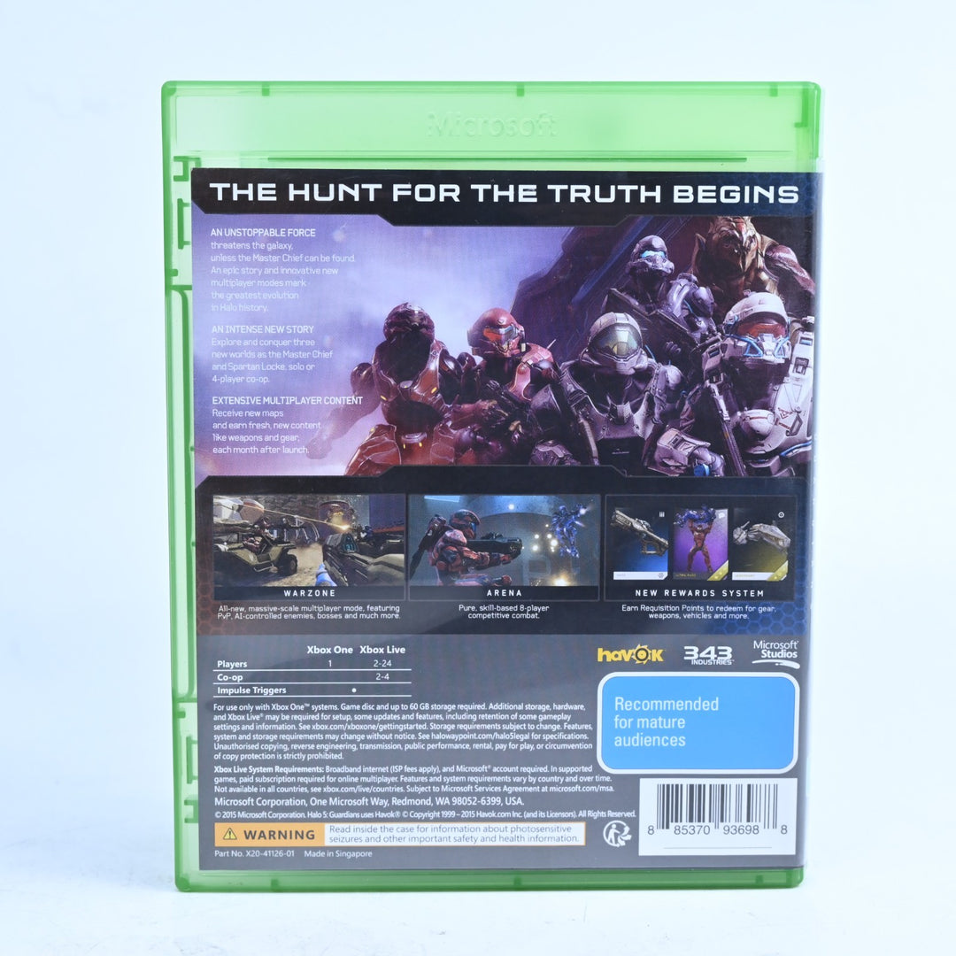 Halo 5: Guardians Limited Edition Steelbook + Metal Earth Kit - Xbox One Game