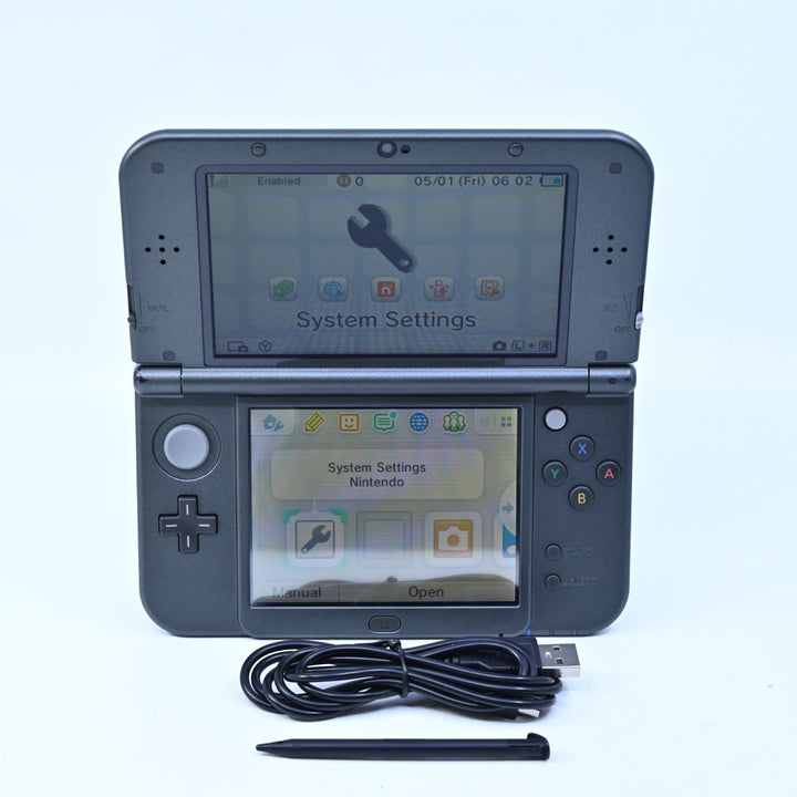 Metallic Black - Top IPS 'New' Nintendo 3DS Console XL RED-001 READ DESCRIPTION