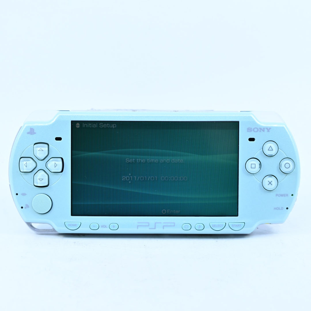 Mint Green - PSP Console - Japanese - PSP-2000 + NEW BATTERY