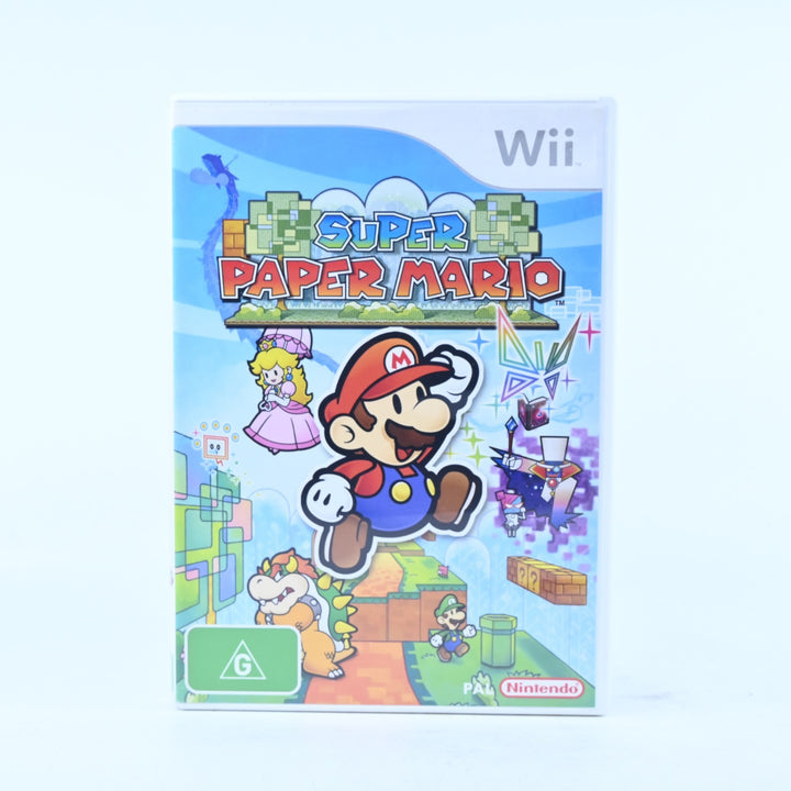 Super Paper Mario - Nintendo Wii Game - No Manual - PAL - MINT DISC!