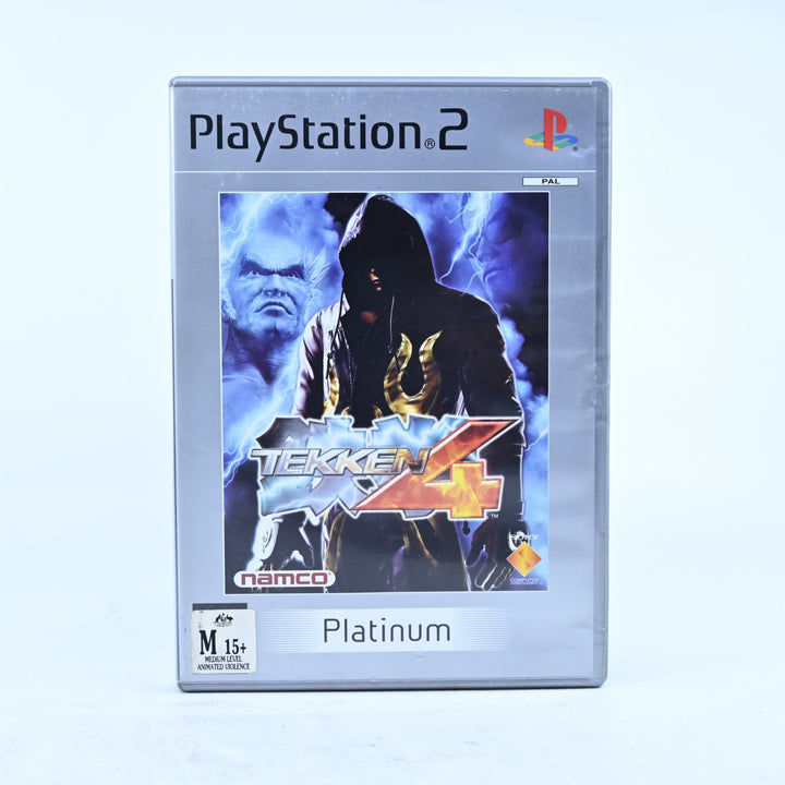 Tekken 4 - Sony Playstation 2 / PS2 Game + Manual - PAL - MINT DISC!