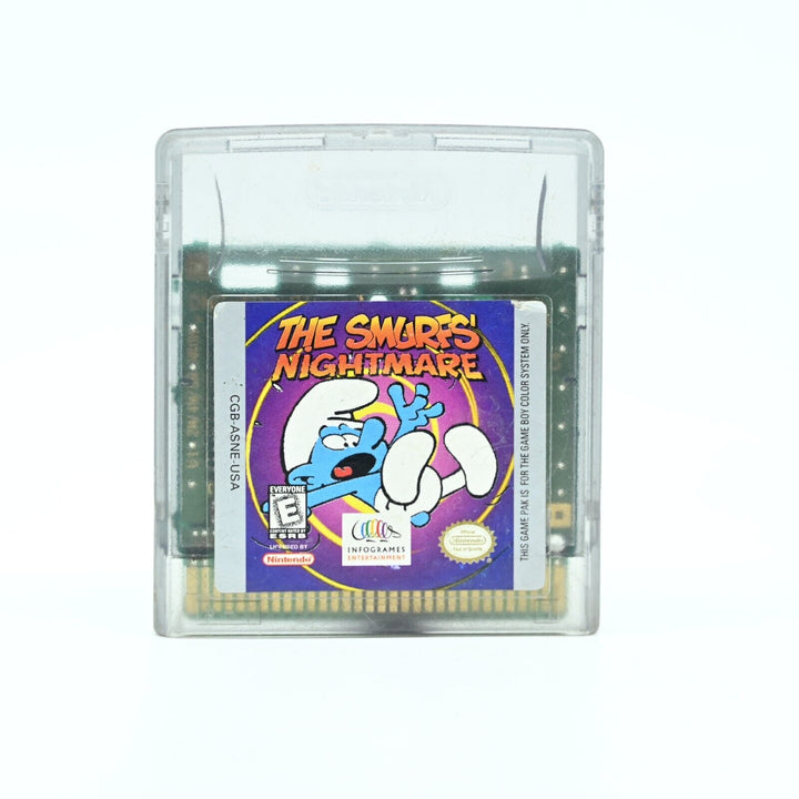 The Smurf's Nightmare - Nintendo Gameboy Colour Game - FREE POST!