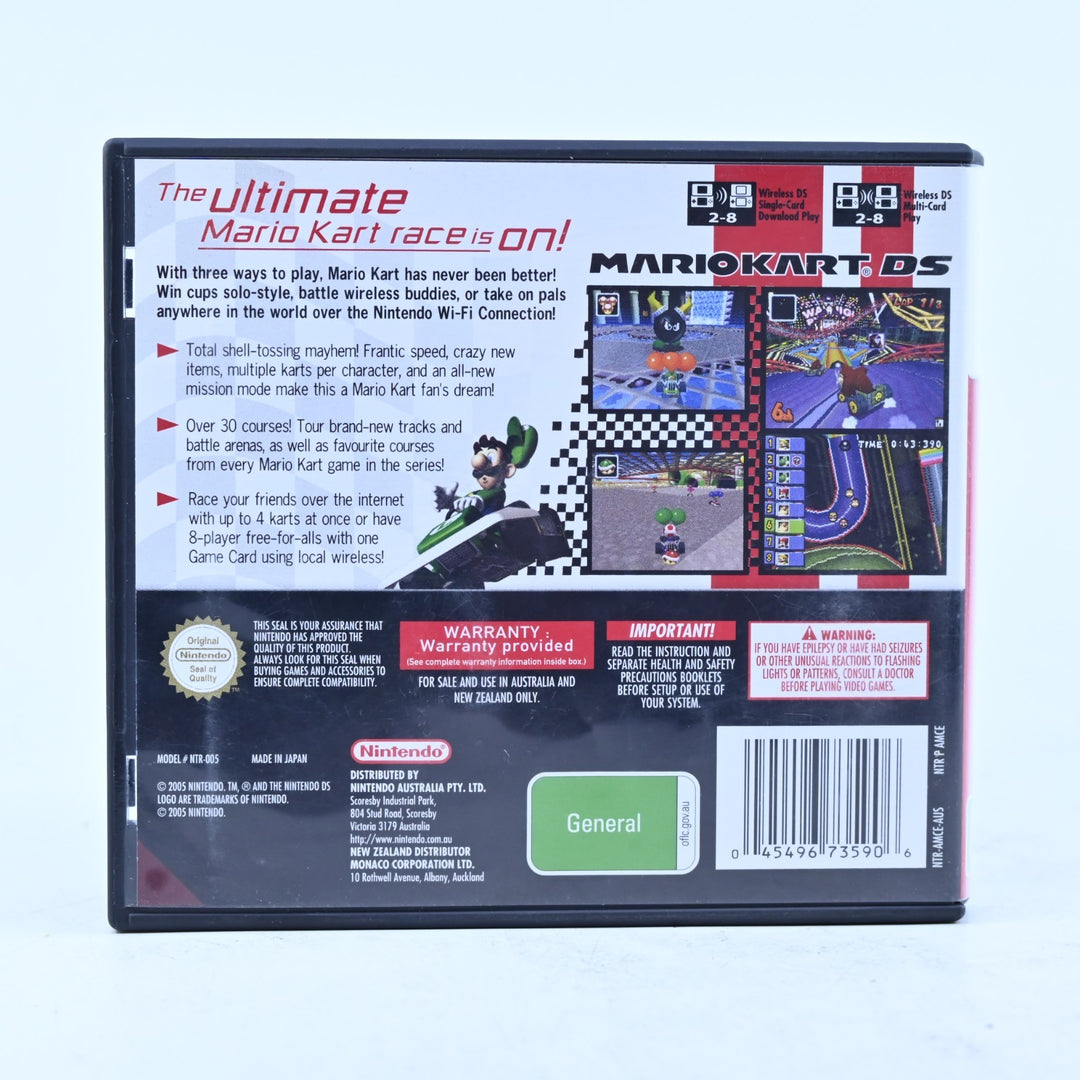 Mario Kart DS - Nintendo DS Game - PAL + Manual - FREE POST!