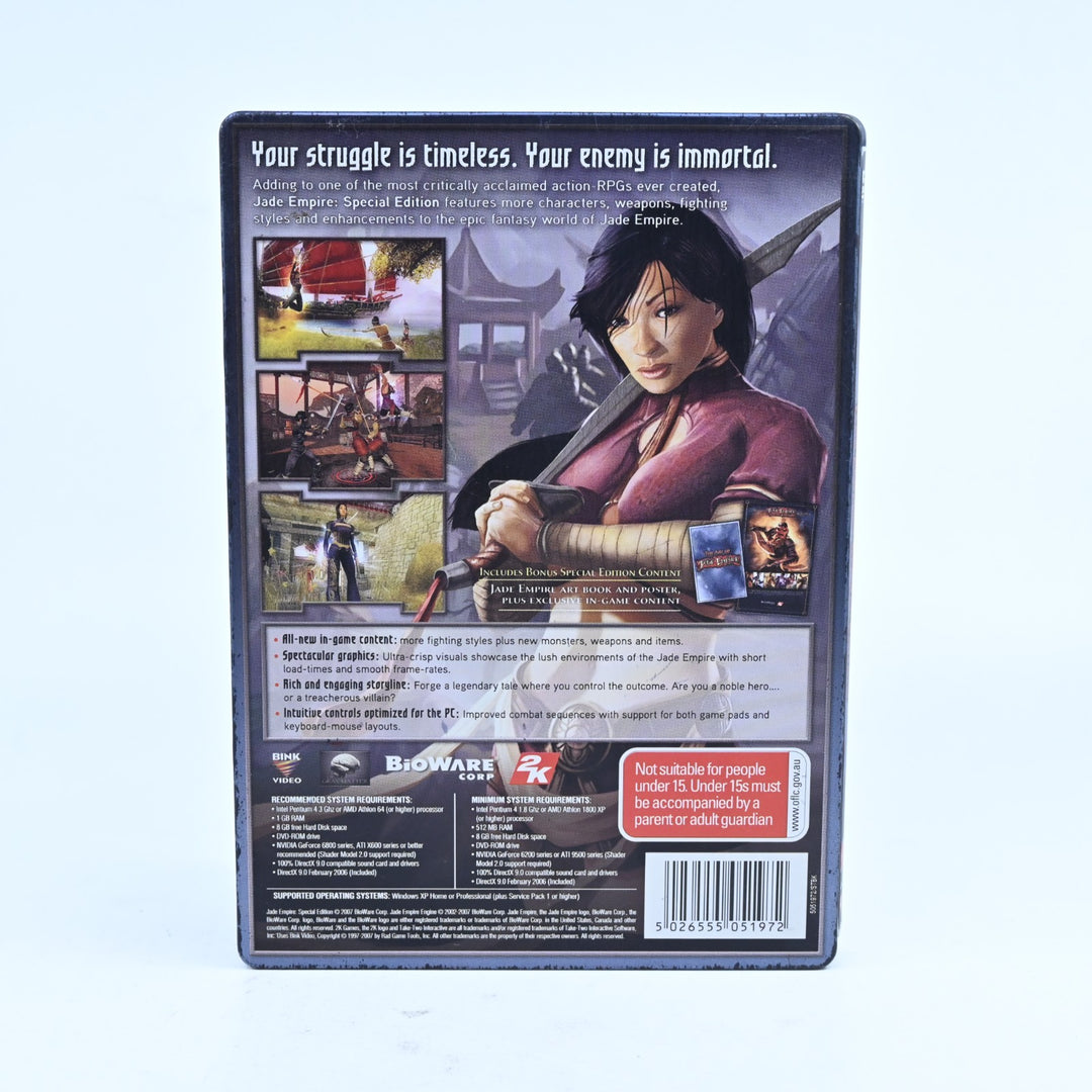 Jade Empire: Special Edition - Steelbook - PC Game + Manual