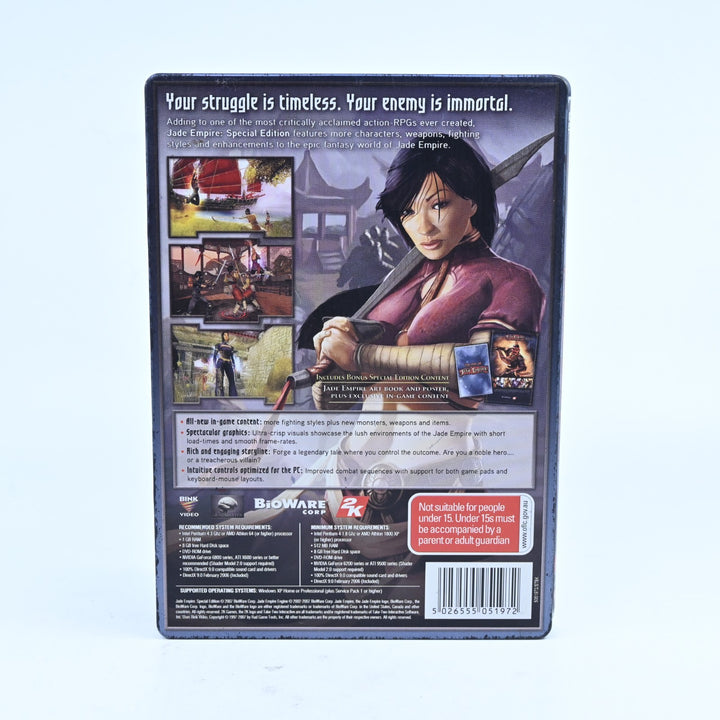 Jade Empire: Special Edition - Steelbook - PC Game + Manual
