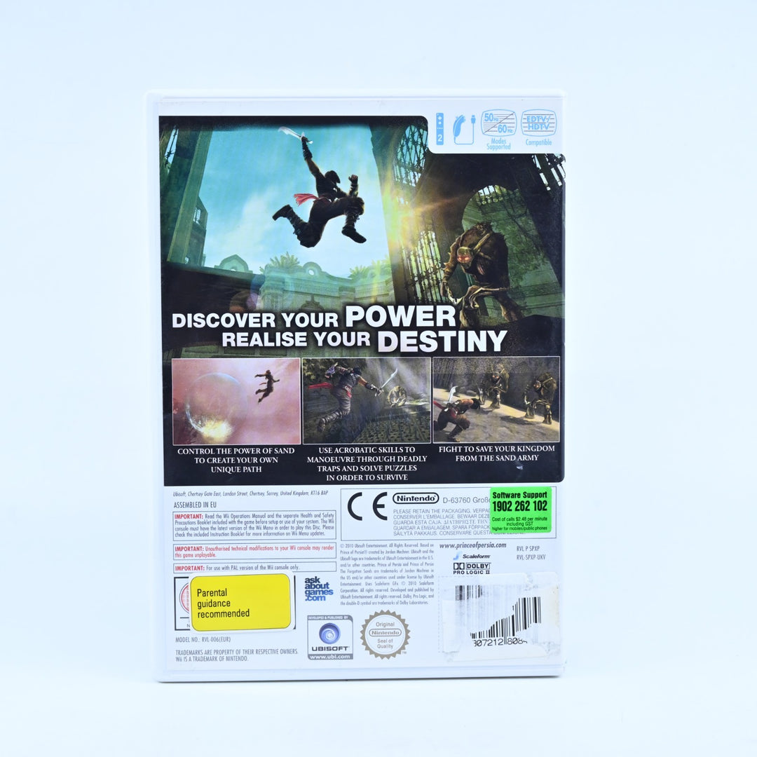 Prince of Persia: The Forgotten Sands - Nintendo Wii Game + Manual - MINT DISC!