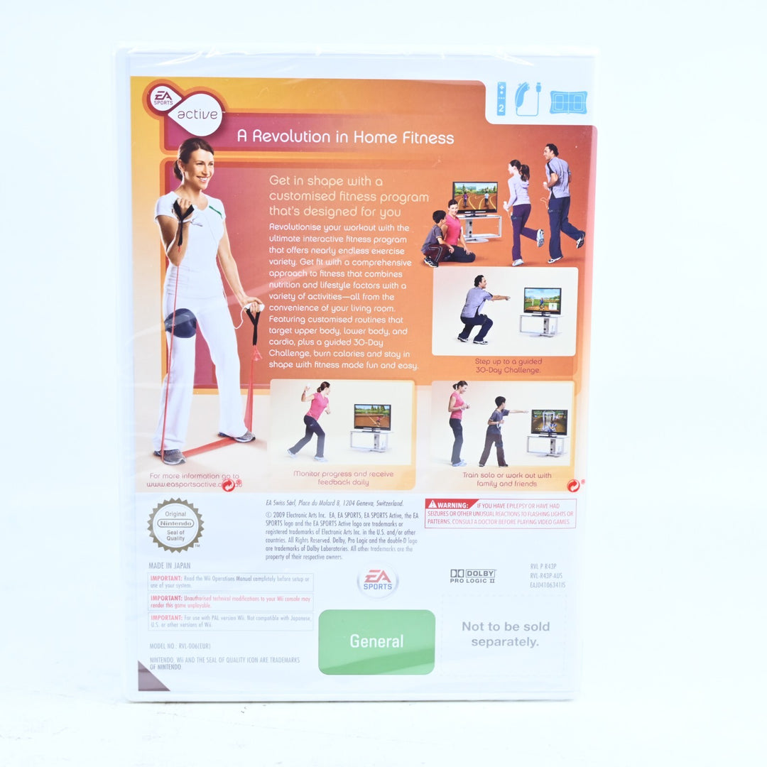 SEALED! EA Active: Personal Trainer - Nintendo Wii Game + Manual - PAL
