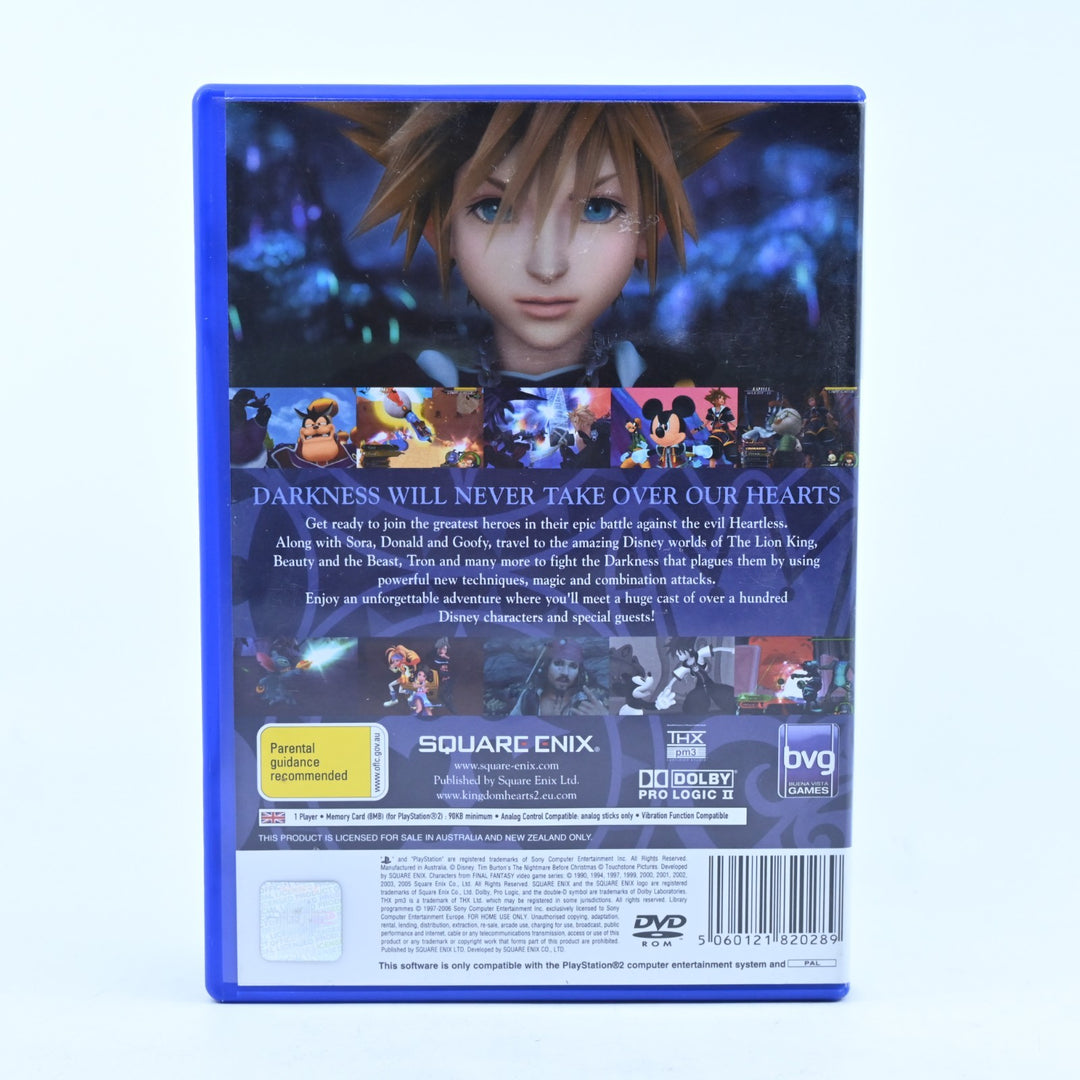 Kingdom Hearts II - Sony Playstation 2 / PS2 Game + Manual - PAL - MINT DISC!
